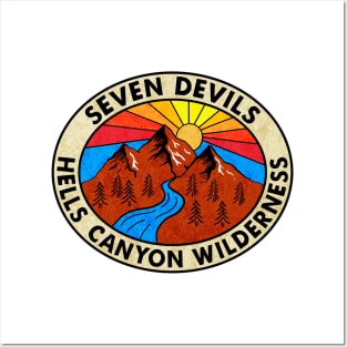 Seven Devils Mountains Hells Canyon Wilderness Idaho Snake River Posters and Art